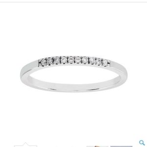 Silpada Silver Ring with Clear Stones